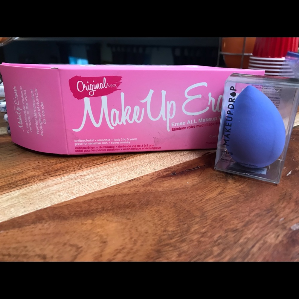 Make Up Eraser and Make Up Drop Sponge